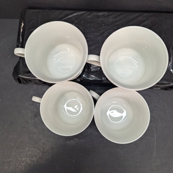 Lynns Fine China CCA Pink Tulip Floral Footed Tea Cup 8 Oz Lot of 4 - Picture 10 of 12